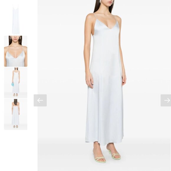 Forte Forte Satin Midi Slipdress Small - Picture 1 of 8